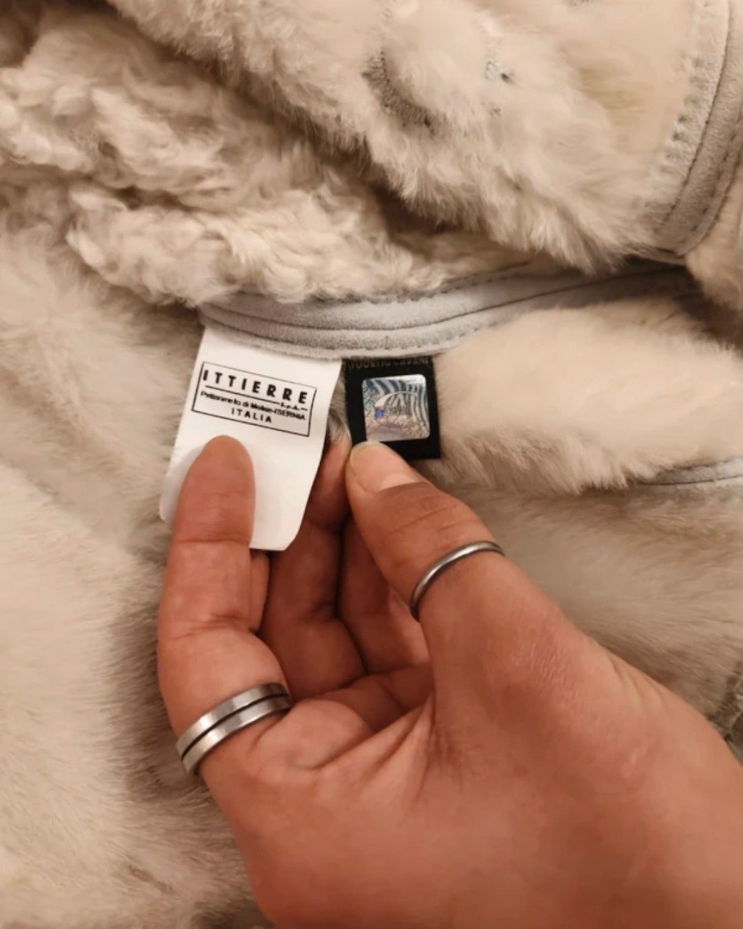 Roberto Cavalli SHEEP FUR SHEARLING LEATHER COAT Size L / US 10 / IT 46 - 6 Thumbnail