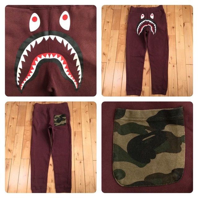 Bape BAPE camo Shark sweat pants a bathing ape ★size M Size US 32 / EU 48 - 1 Thumbnail