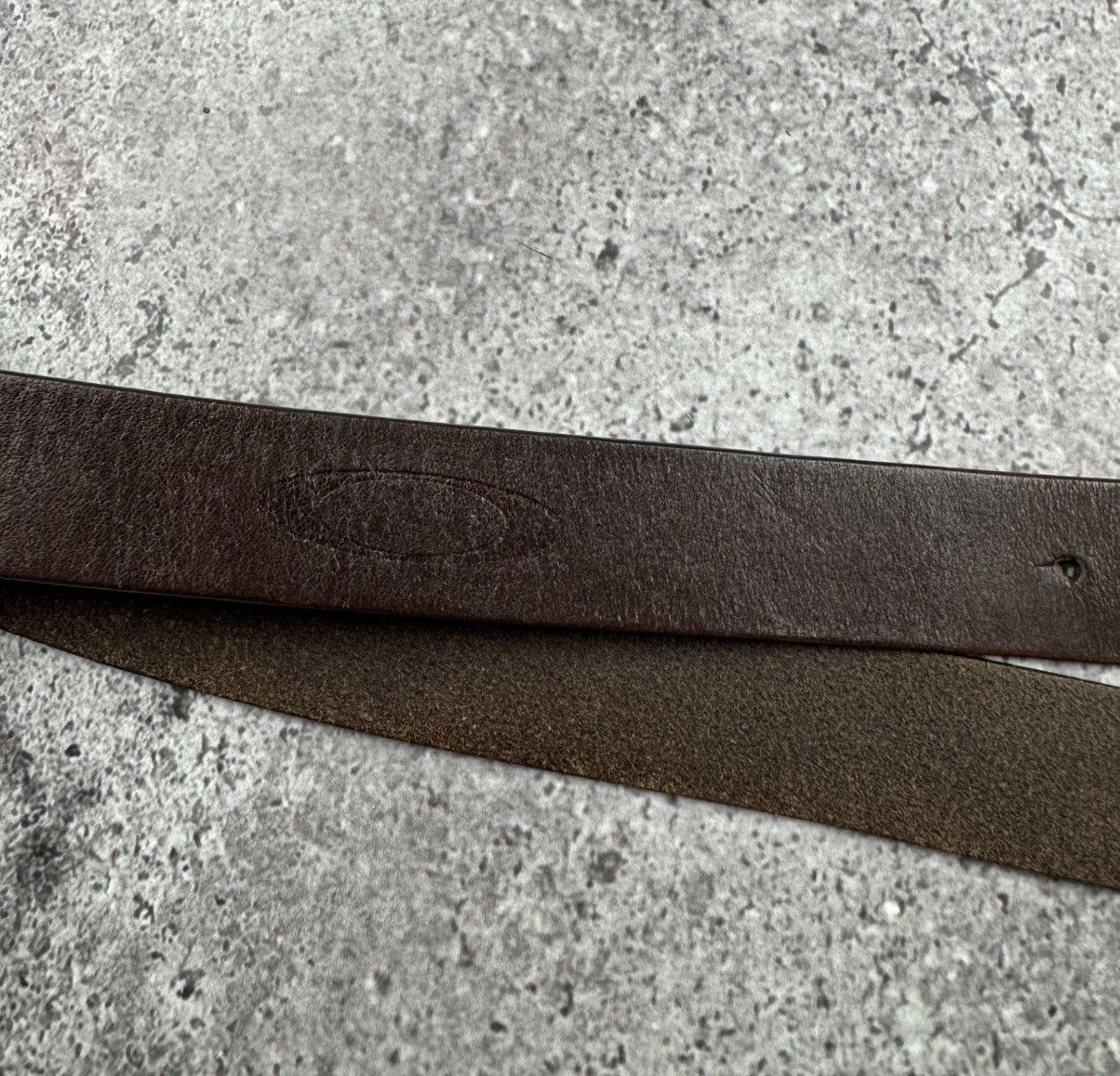 Oakley Y2K Oakley Software Leather Belt Crazy O Gorpcore Vintage Size ONE SIZE - 7 Thumbnail