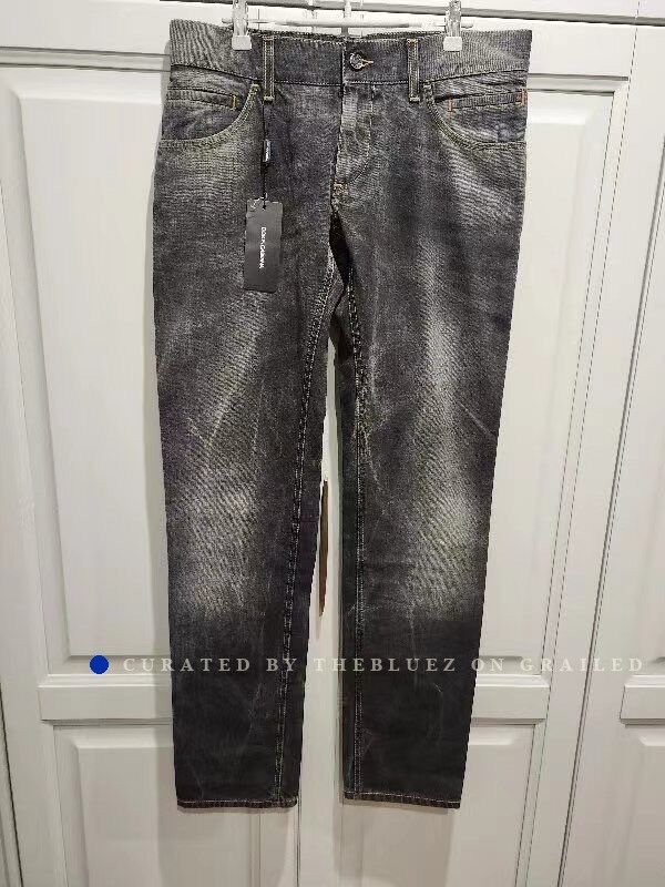 Dolce & Gabbana Dolce & Gabbana Lightning Wash Jeans 48 Size US 32 / EU 48 - 1 Thumbnail
