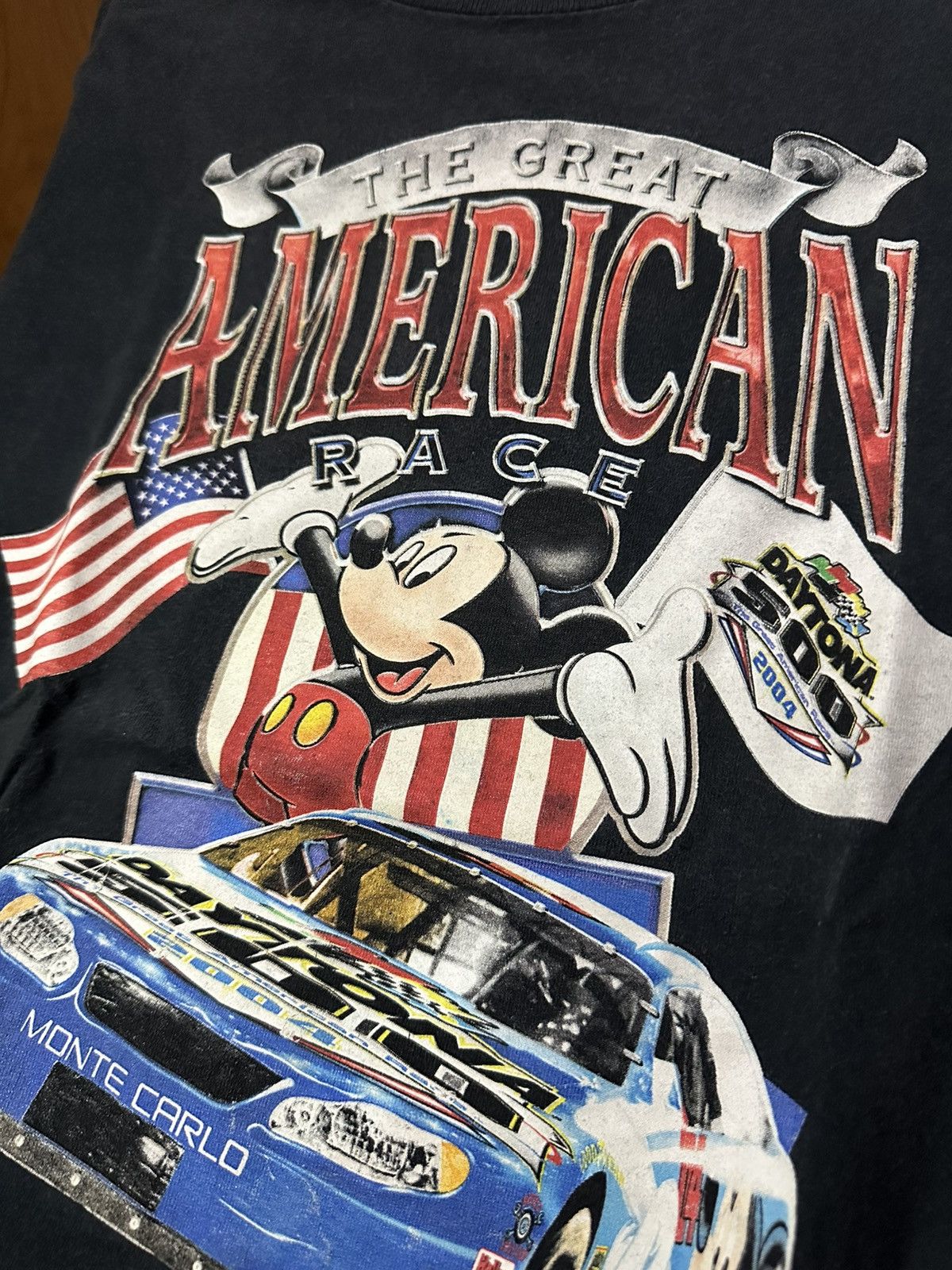Disney Vintage Mickey Disney Daytona Nascar Size US M / EU 48-50 / 2 - 2 Thumbnail