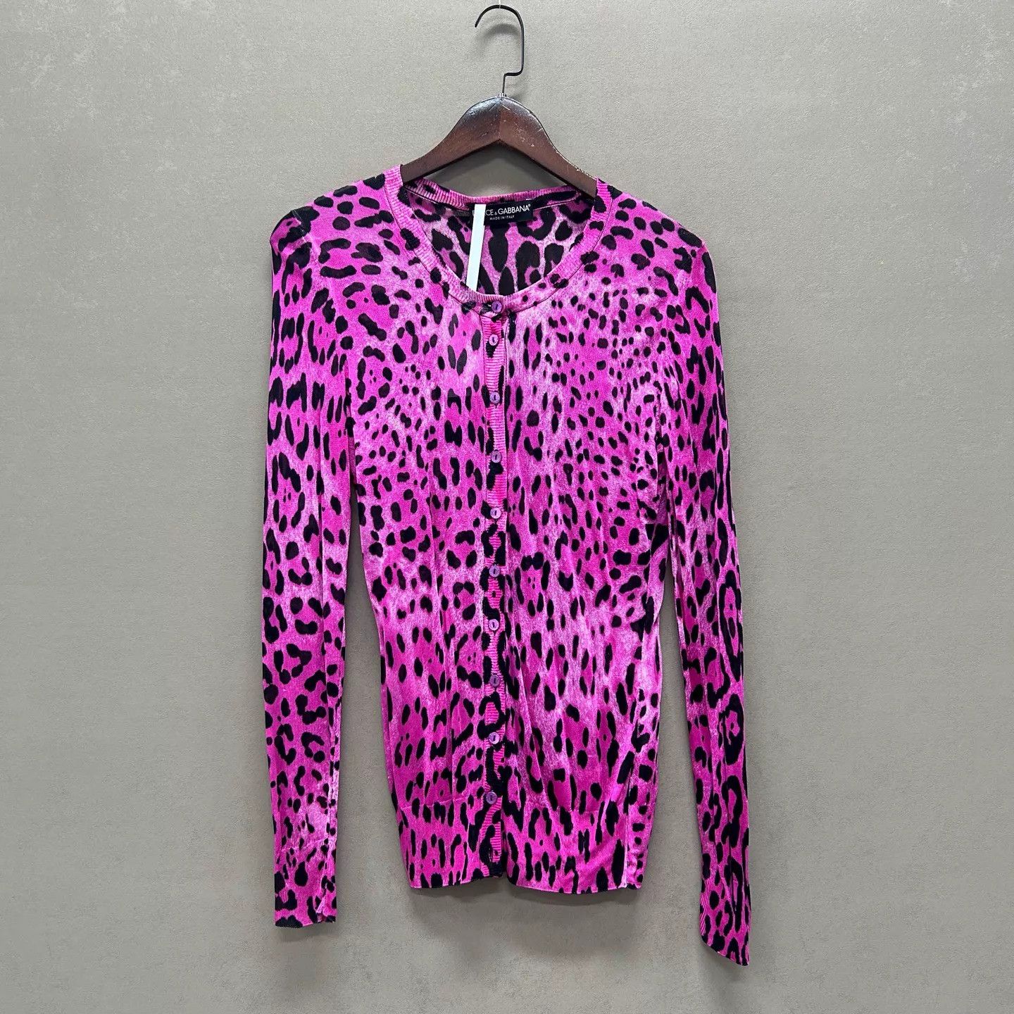 Dolce & Gabbana DG Leopard Print Top 40 mint Size S / US 4 / IT 40 - 1 Thumbnail