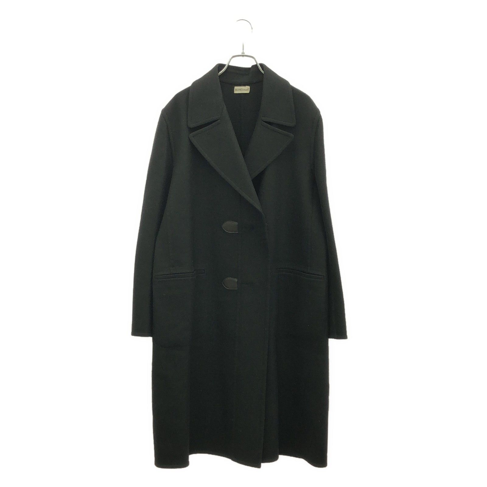Hermes Coat Cashmere Black