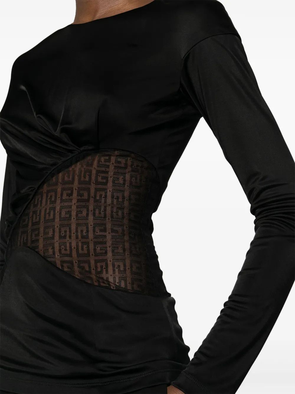 Givenchy o1y0925 Long Sleeves T-Shirt in Black Size M / US 6-8 / IT 42-44 - 2 Thumbnail