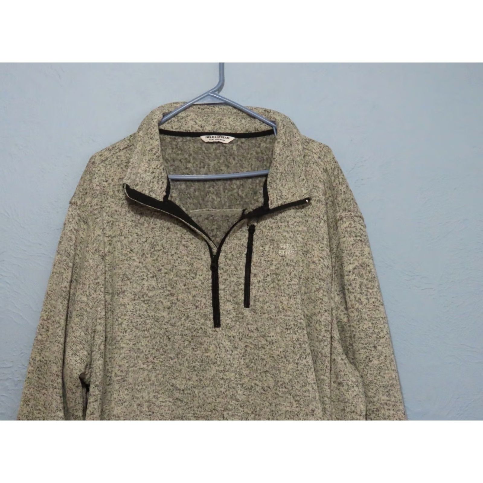 Vintage Field & Stream Men's 3XT 1/2 Zip Fleece Sweatshirt Jacket Gray Big & Tall Size US XXL / EU 58 / 5 - 3 Thumbnail