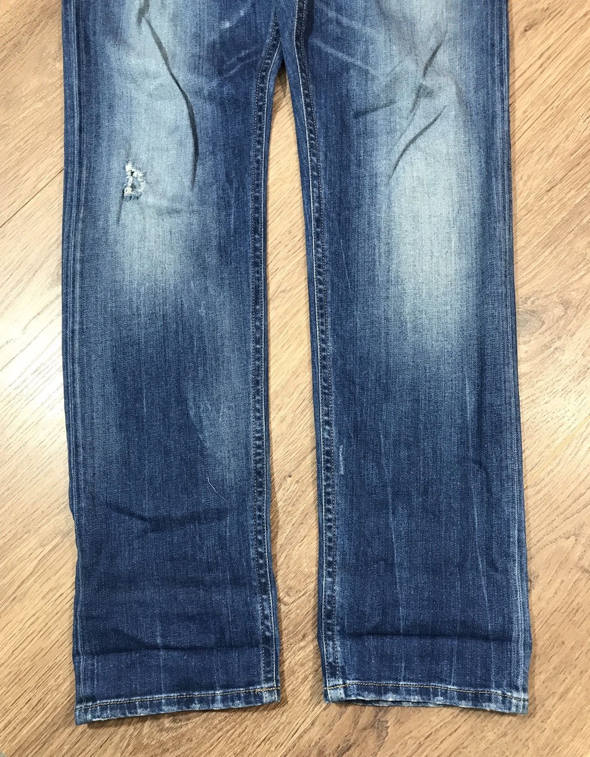 Diesel × Vintage Vintage Diesel Distressed Denim Pants Jeans Size US 36 / EU 52 - 2 Thumbnail