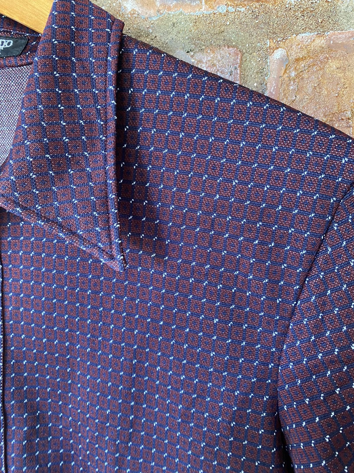 Japanese Brand × Obelisk × Tornado Mart 1990s Jacquard pattern button shirt Size US S / EU 44-46 / 1 - 5 Thumbnail