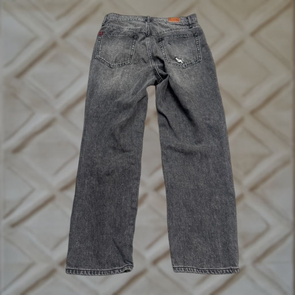 Urban Outfitters BDG Urban Outfitters Button Fly Slim Fit Denim Jeans Womens 28 Black Distressed Vintage No Size 28" / US 6 / IT 42 - 1 Thumbnail