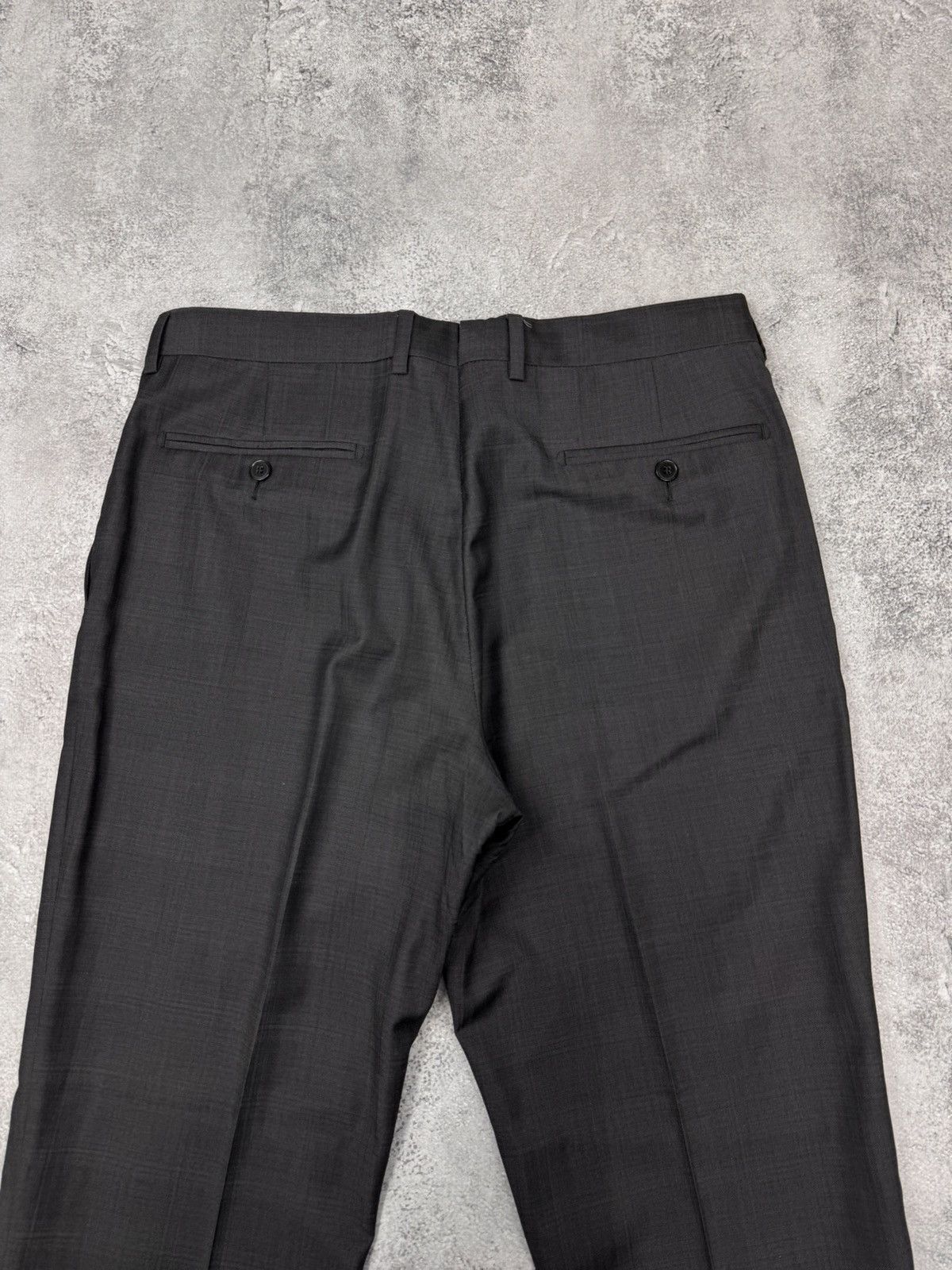 Versace Versace Men Check Suit Set Dark Grey Size M Size 50R - 17 Thumbnail