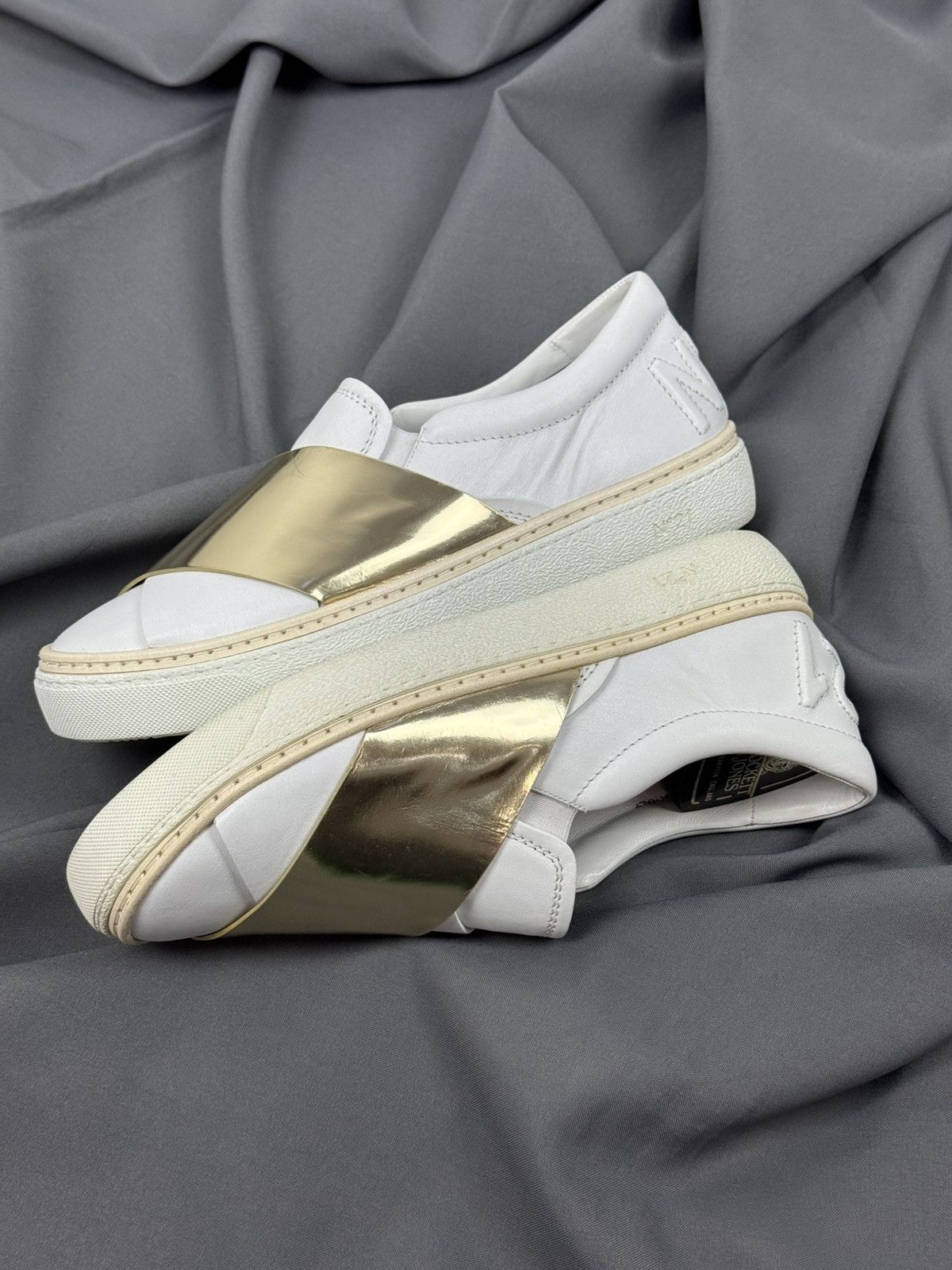 N21 N21 Slip On Leather White/Gold Shoes Made in Italy Size US 9 / EU 42 - 10 Thumbnail