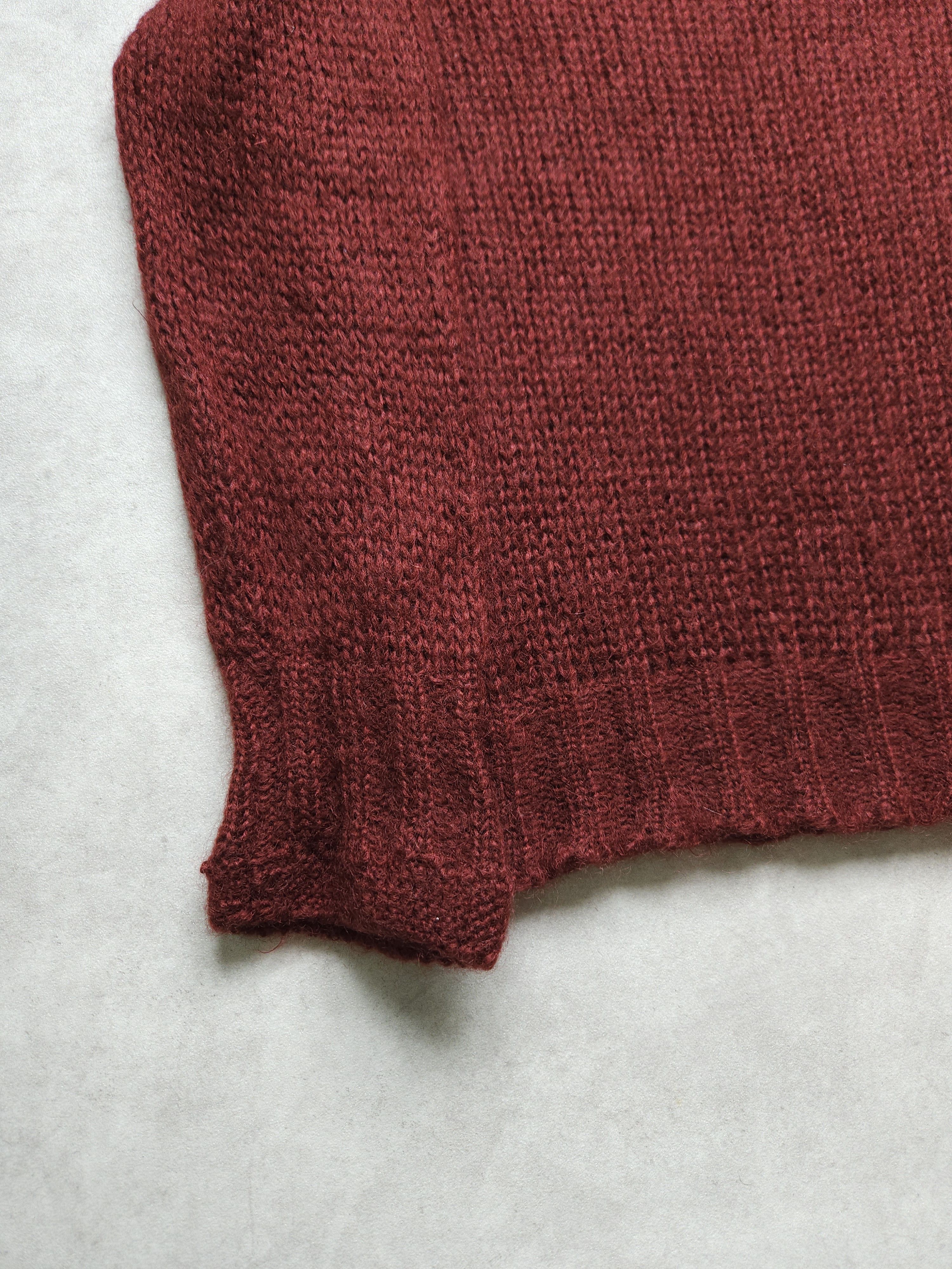 Prada Prada mohair knit in burgundy Size US M / EU 48-50 / 2 - 10 Thumbnail