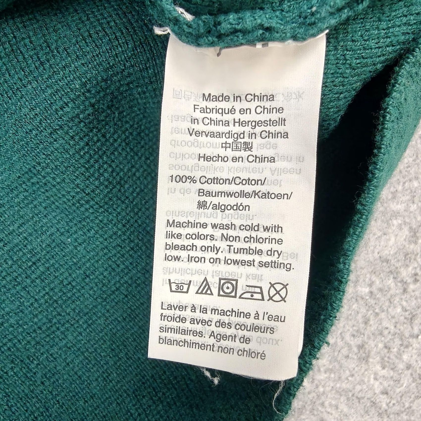 J.Crew J. Crew Cardigan Womens XL Green 100% Cotton Knit Collared Button Front Sweater Size XL / US 12-14 / IT 48-50 - 4 Thumbnail