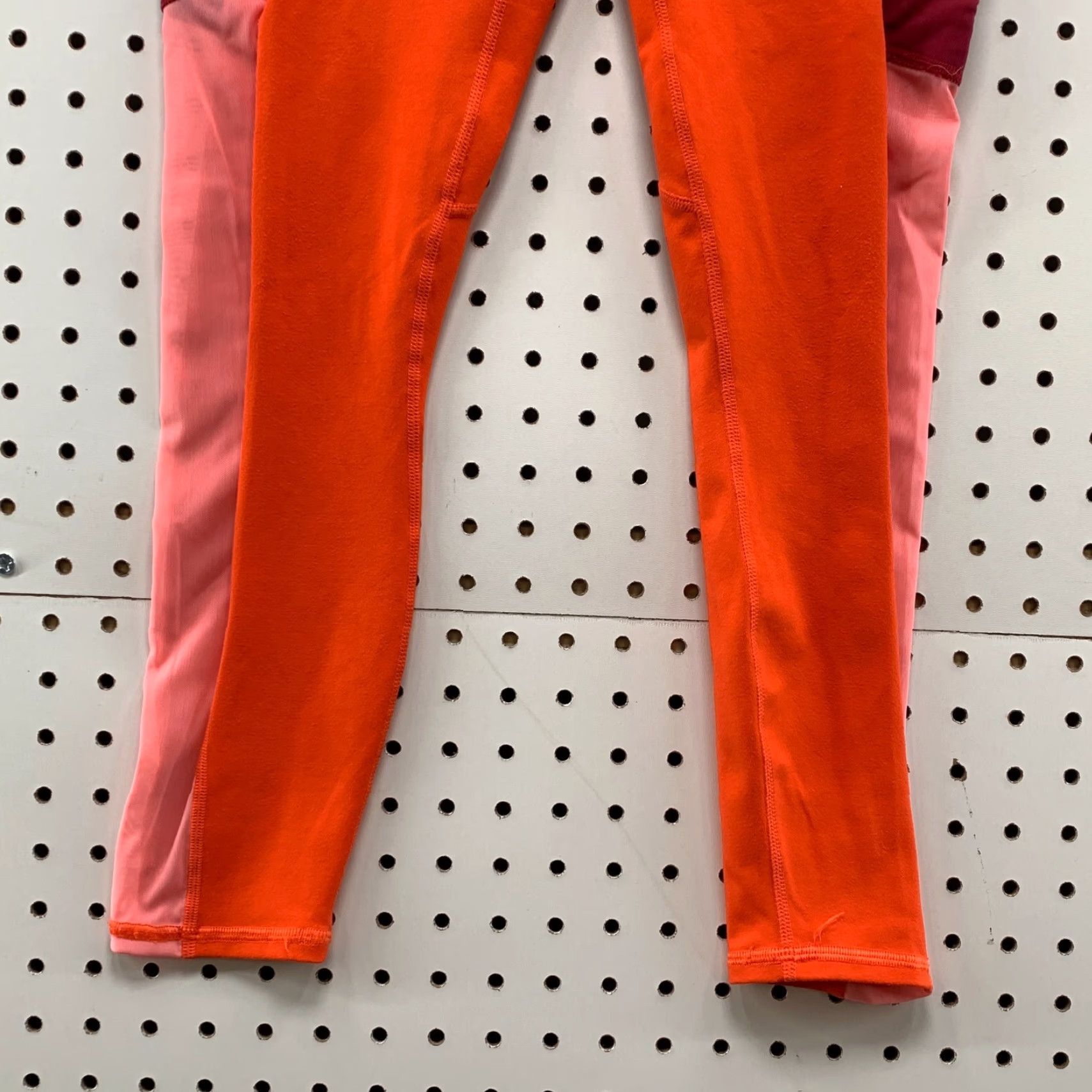 Fabletics Fabletics Powerhold Leggings Women S Orange Pull On High Rise Tight Pants 23x24 Size 40" / US 18 - 3 Thumbnail