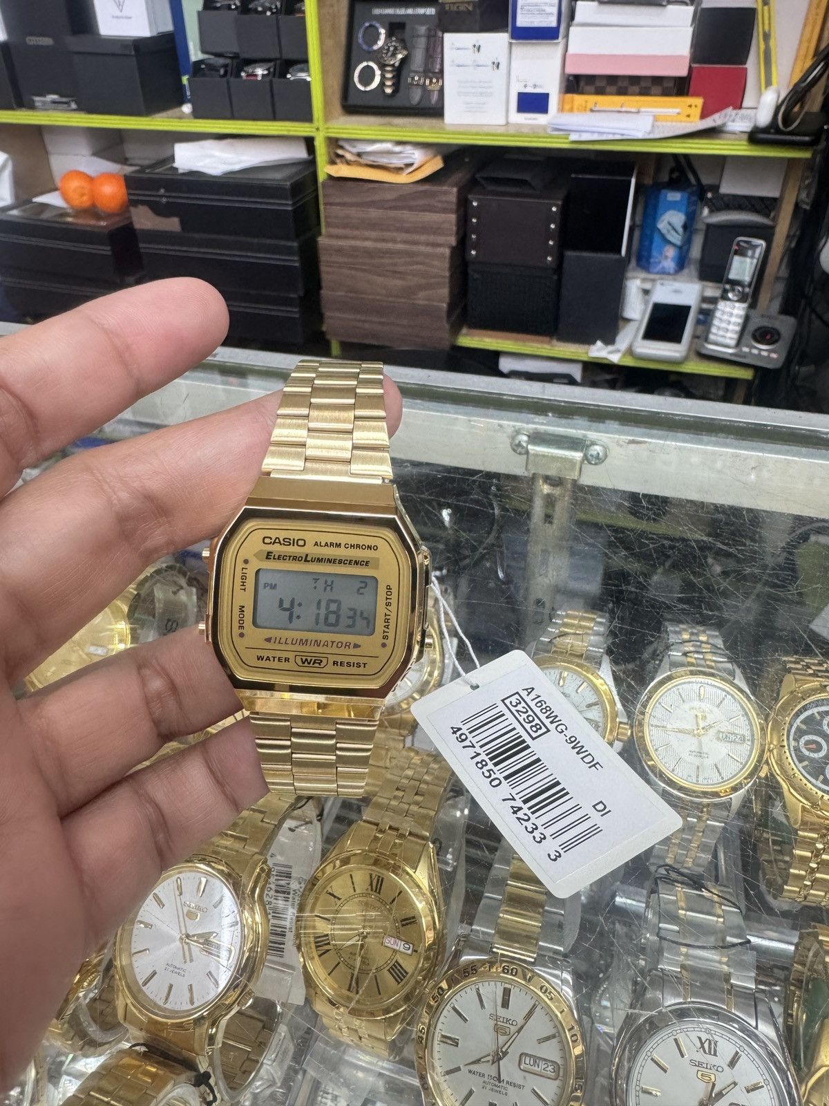 Casio Casio Stainless Steel Watch Unisex Size Brand New Size 34 - 4 Thumbnail