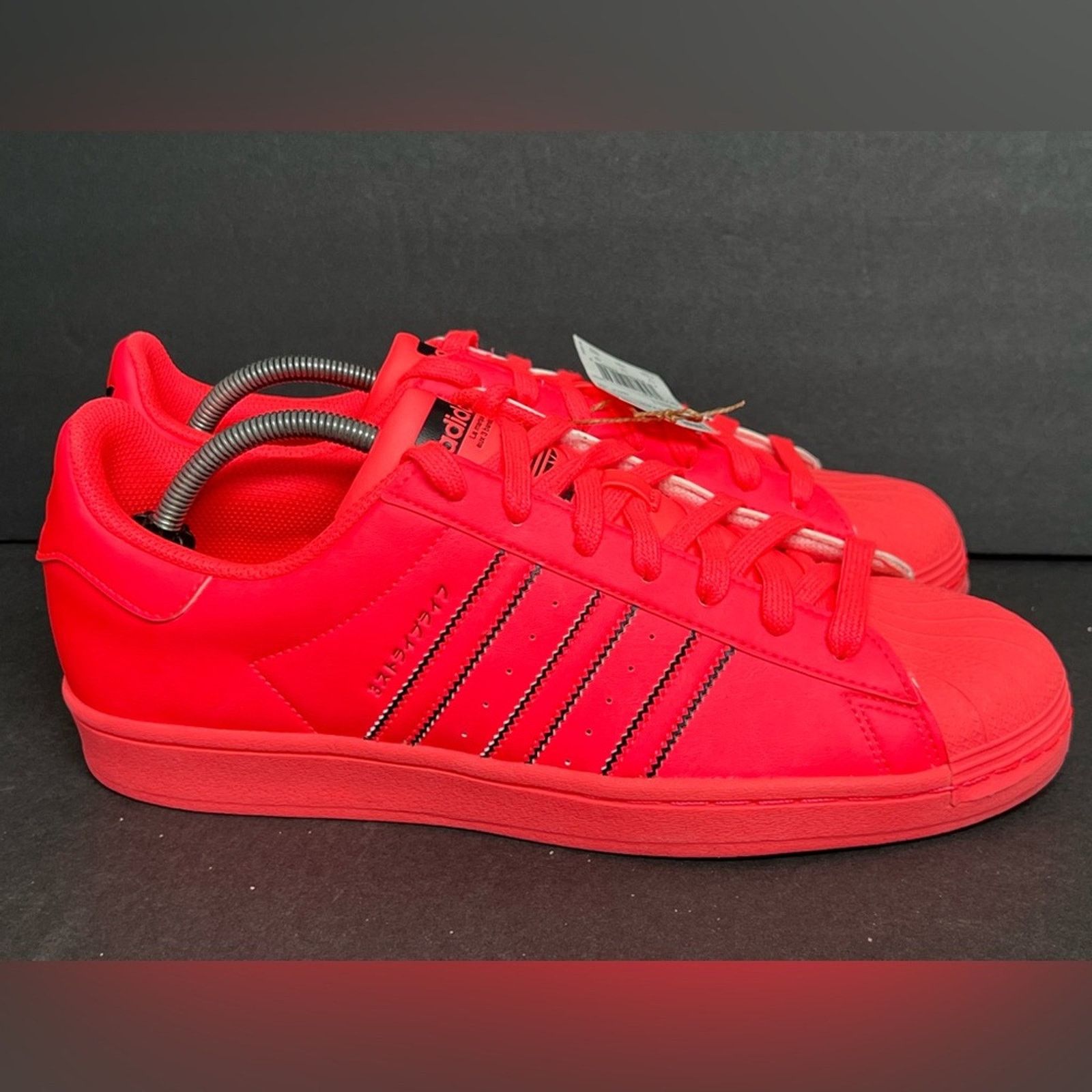 Adidas NEW Adidas Superstar Originals Turbo Salmon Shell Toe GV9445 Size US 11.5 / EU 44-45 - 5 Thumbnail