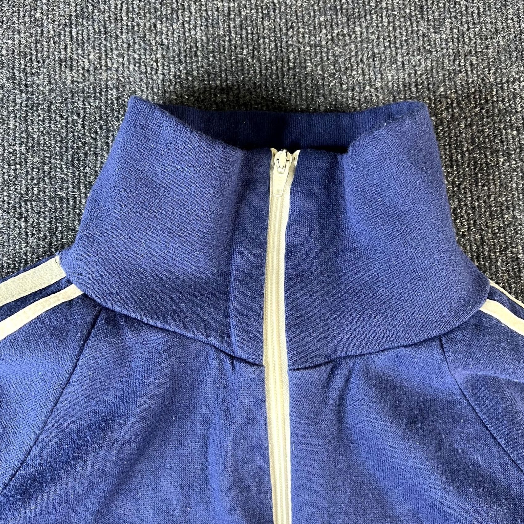 Sears VINTAGE Sears Jacket Mens 2XL Tall Blue Fleece Track Full Zip Activewear 70s Size US XXL / EU 58 / 5 - 4 Thumbnail