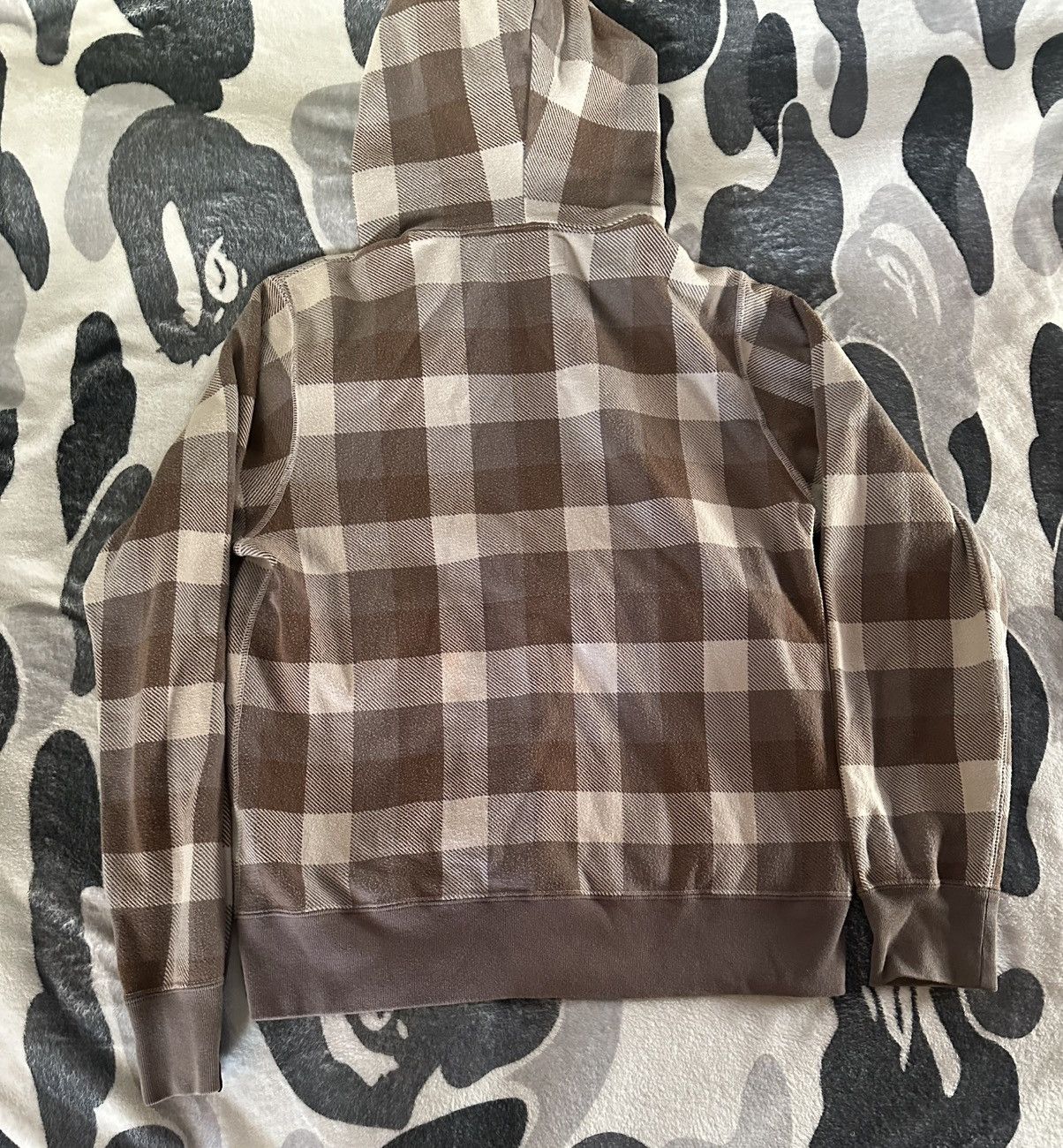 Bape Bape Buffalo Check Multi Pocket Full Zip Hoodie Size M Size US M / EU 48-50 / 2 - 9 Thumbnail