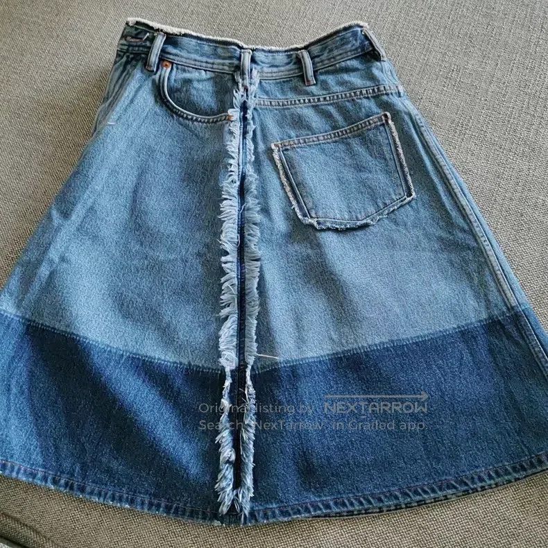Acne Studios Acne Studios Denim Mid Skirt, Fashion Design Size 24" / US 00 / IT 34 - 5 Thumbnail