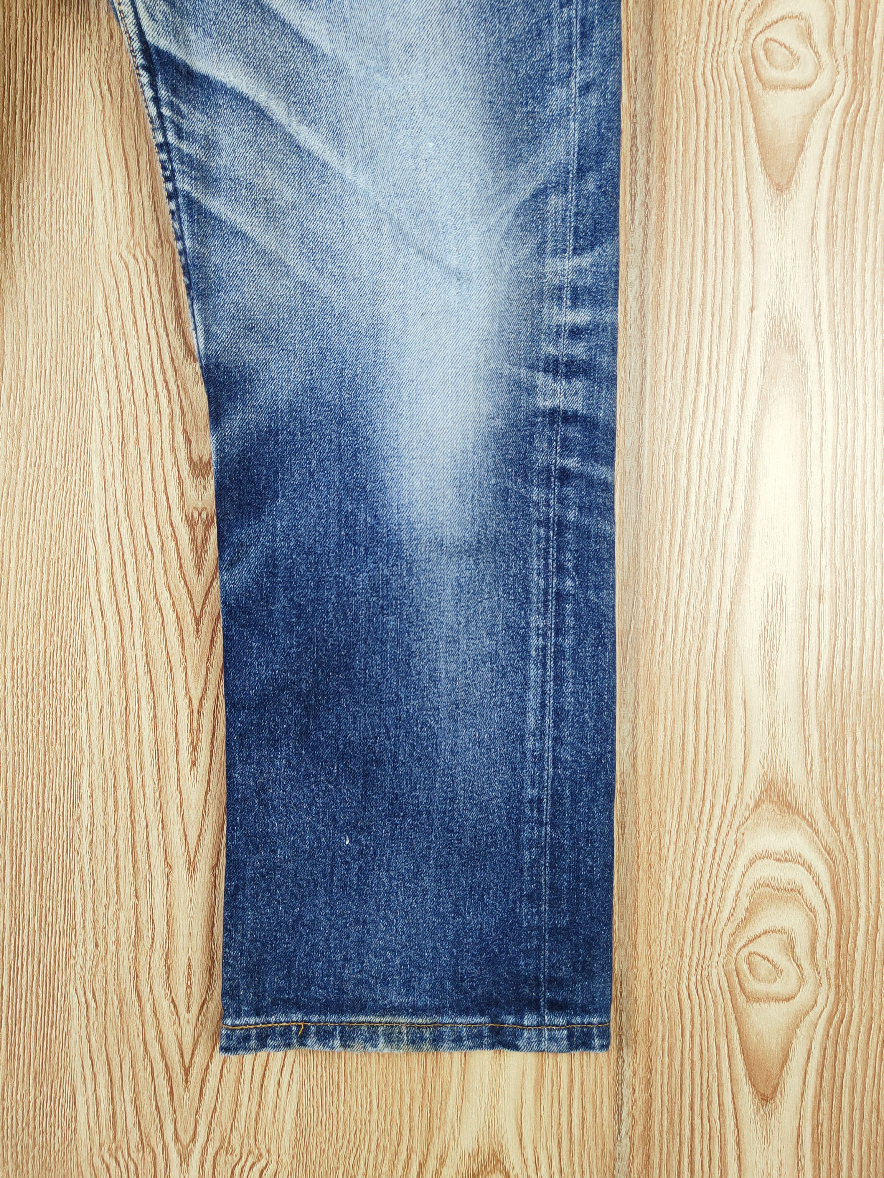 Japanese Brand Navy Dark Blue Distressed Ripped Jeans #W608 Size 30" / US 8 / IT 44 - 6 Thumbnail