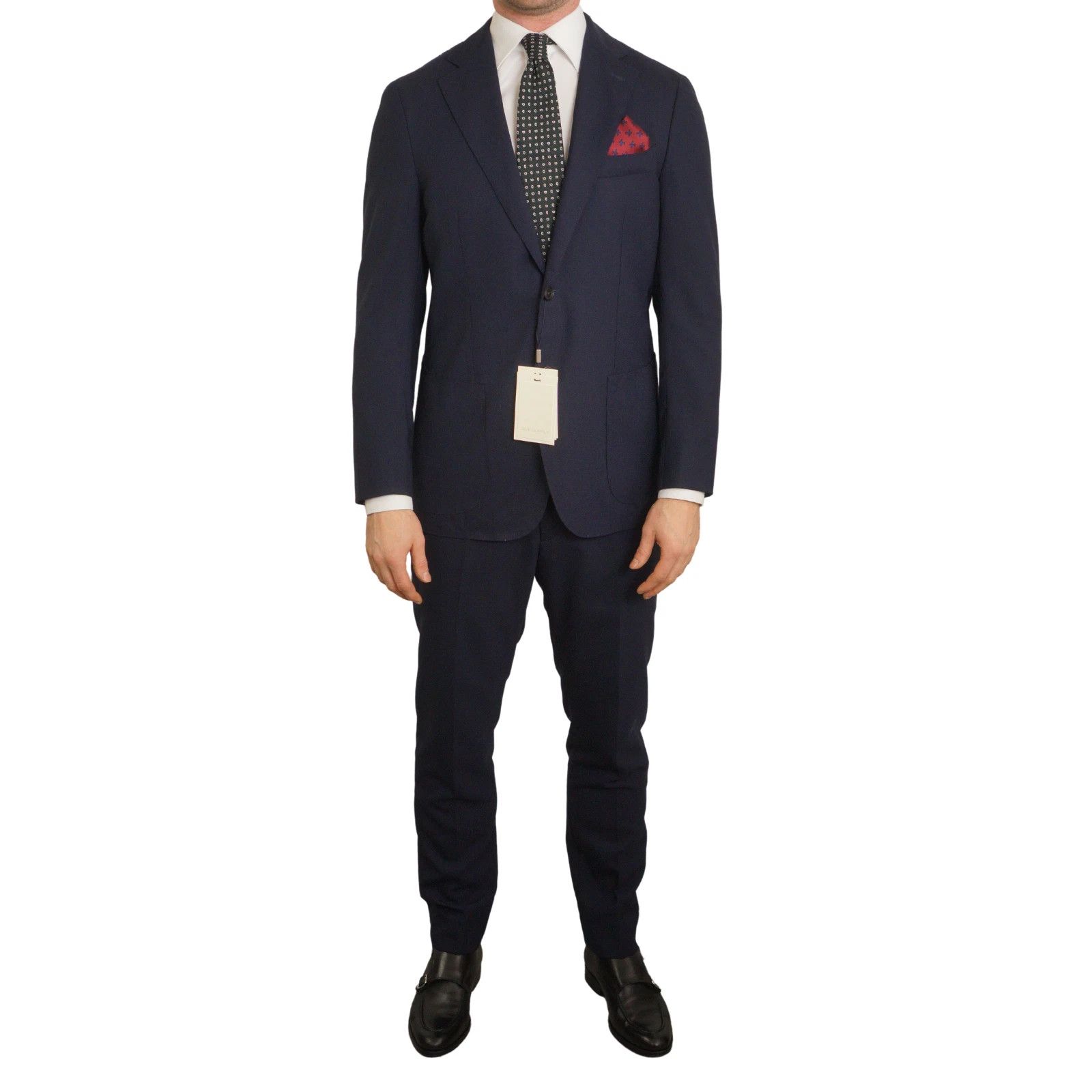 Suitsupply Men Suitsupply Suit Havana Parch Unlined Travel Navy US40L Size 40L - 1 Thumbnail