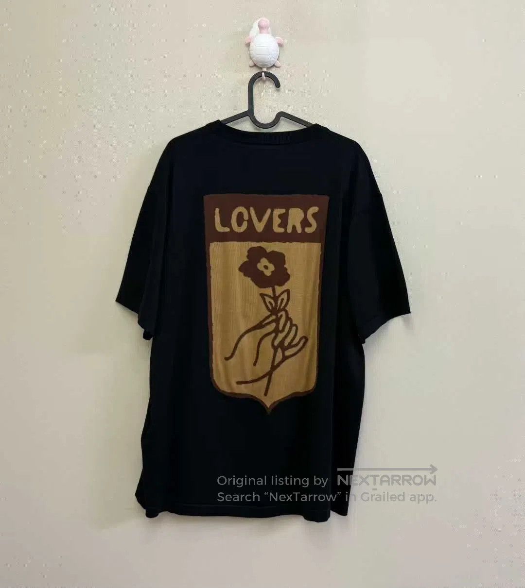 Louis Vuitton Louis Vuitton Black Large Logo Knitted Short-sleeve T-shir Size US XXL / EU 58 / 5 - 4 Thumbnail