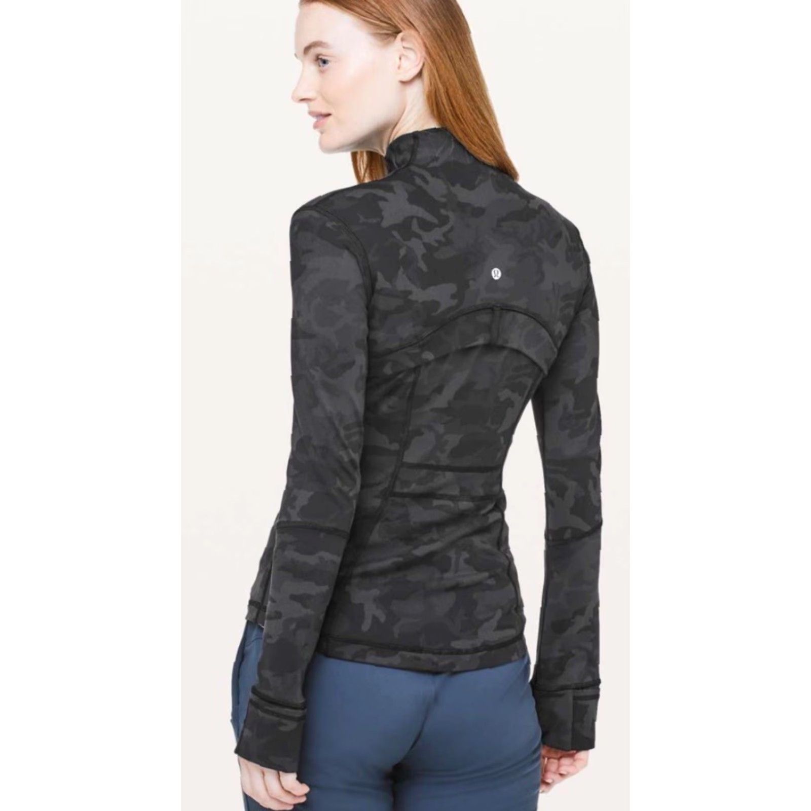 Lululemon Lululemon Define Jacket Incognito Camo Multi Grey Women's Size 8 Activewear Jacket Full Zip Thumbholes Zipped Pockets Size M / US 6-8 / IT 42-44 - 3 Thumbnail