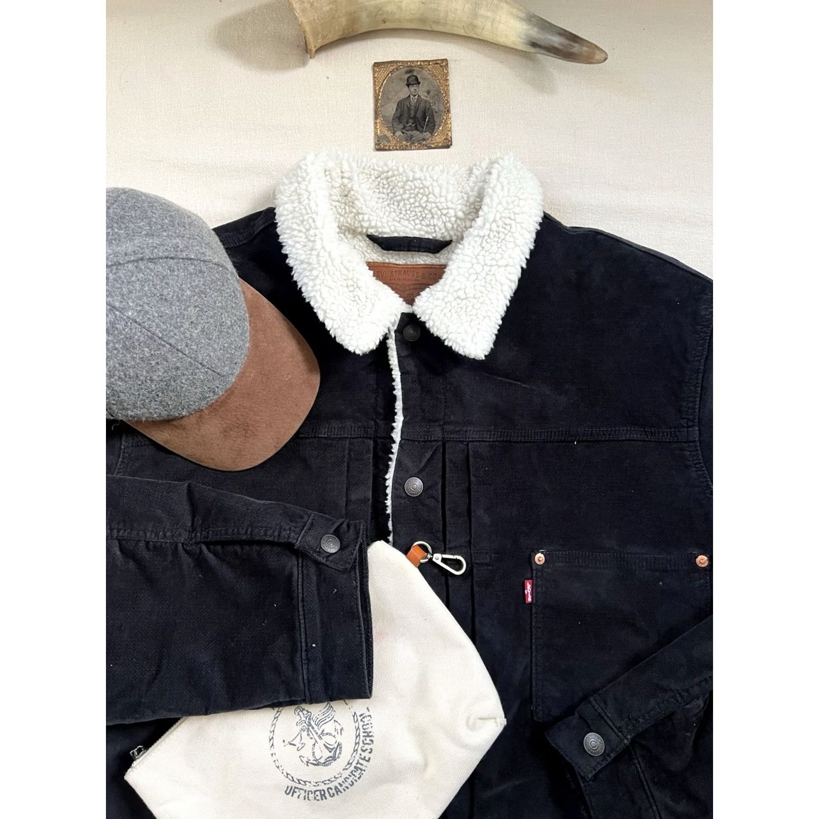 Levi's Levi's Trucker Jacket 2XL Black Mens Vintage N/A 90s Classic Hoodie? Size US XXL / EU 58 / 5 - 2 Thumbnail