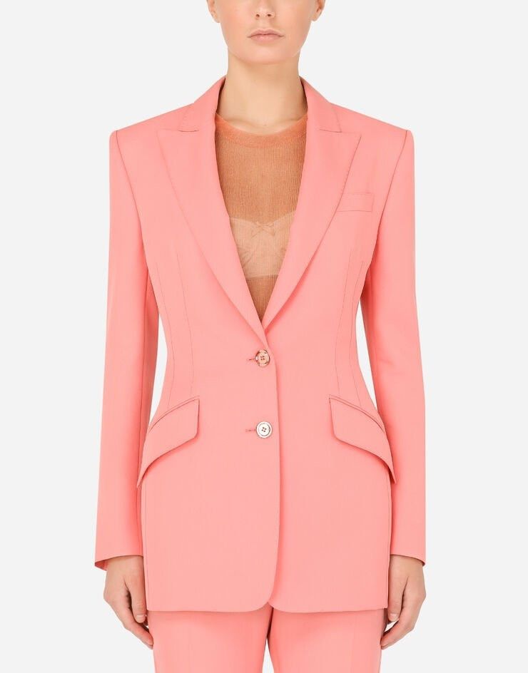 Dolce & Gabbana o1y0825 Blazer in Salmon Pink Size S / US 4 / IT 40 - 2 Thumbnail