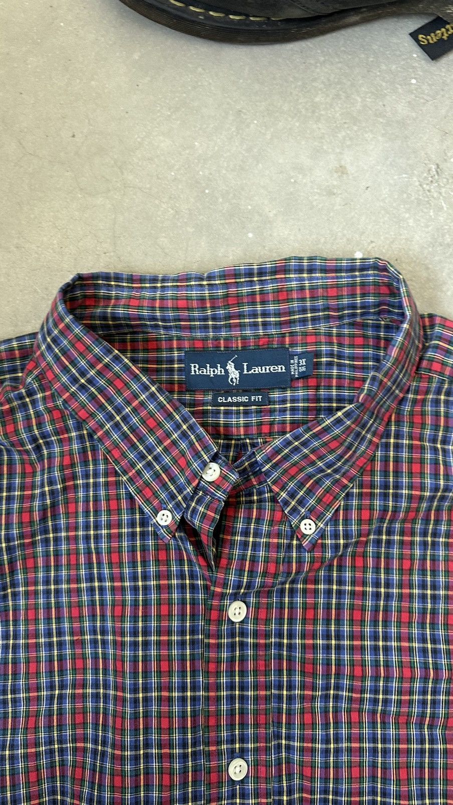 Ralph Lauren VINTAGE POLO RALPH LAUREN CHECKERED SHIRT Size US XXL / EU 58 / 5 - 3 Thumbnail