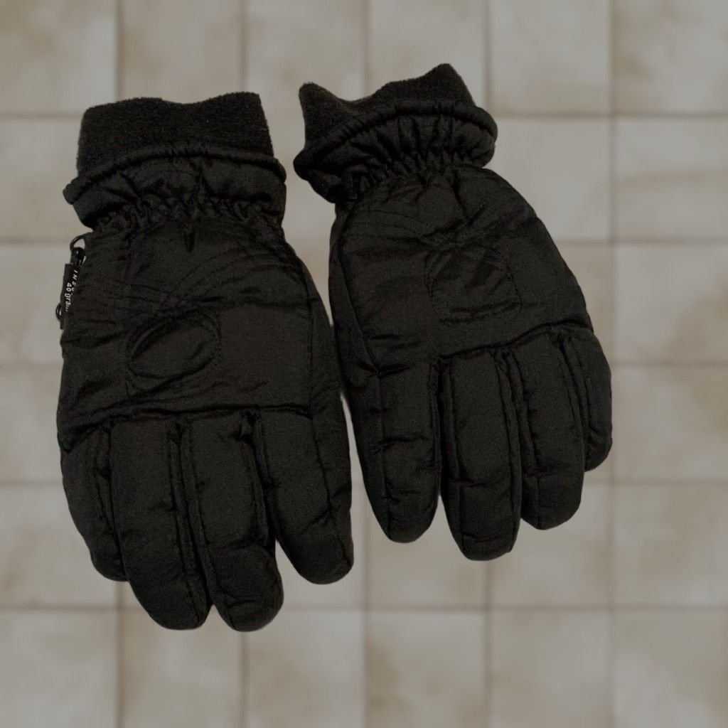Vintage Thinsulate Insulation 40 Gram Men Winter Gloves Medium Black Size ONE SIZE - 1 Thumbnail