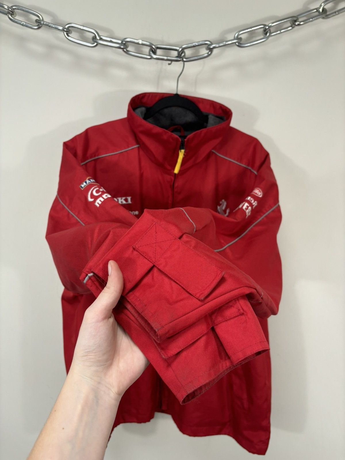 Ferrari Ferrari F1 Team Printer Men’s Red Windbreaker Racing Jacket Size US XL / EU 56 / 4 - 13 Thumbnail