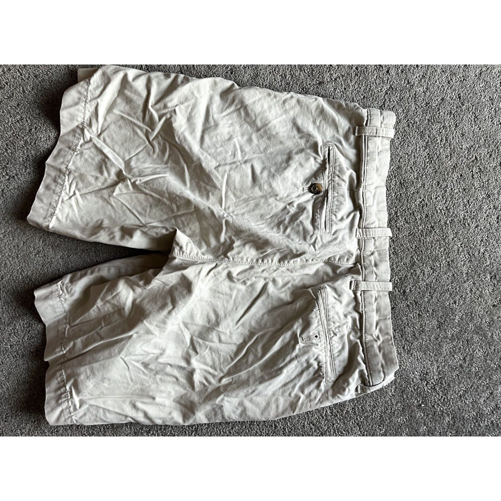 Gap VINTAGE Gap Shorts Men 31 Khaki Flat Front Relaxed Fit Beige 90s Preppy Retro Chino Mens Size 31 Shorts Size US 31 - 2 Thumbnail