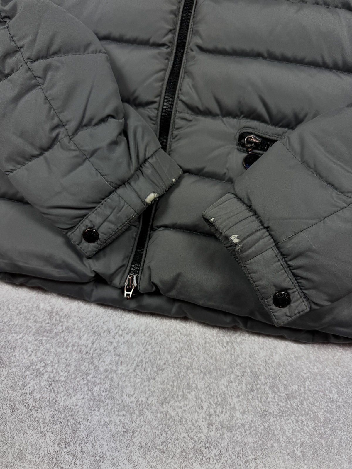Moncler Women`s Moncler Bea Guibbotto Gray Puffer Jacket Size 0 / S Size XS / US 0-2 / IT 36-38 - 9 Thumbnail
