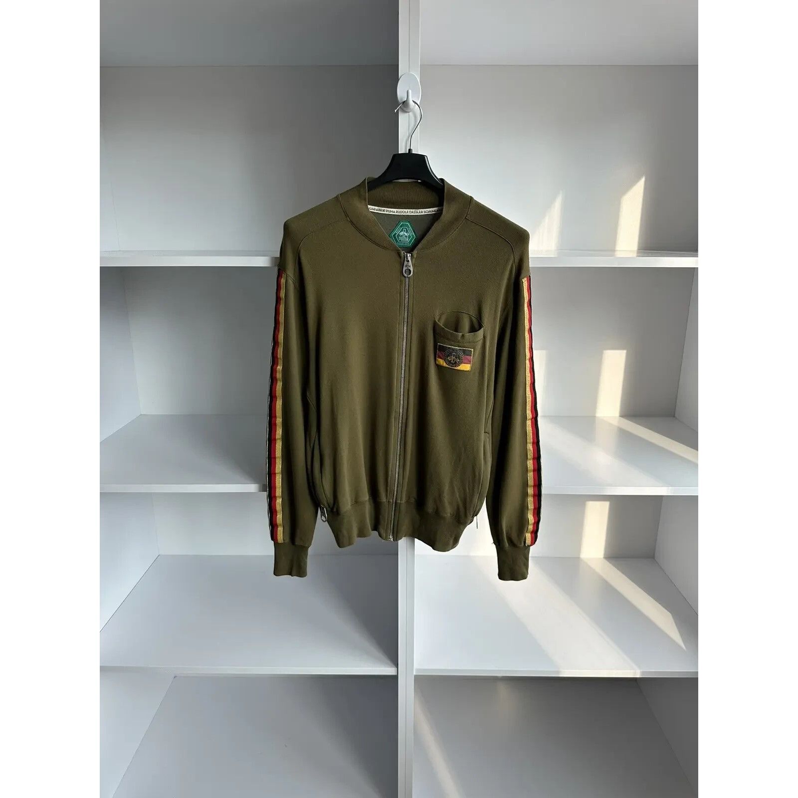 Puma VTG Puma Rudolf Dassler Rare Zip Track Jacket Size US L / EU 52-54 / 3 - 1 Thumbnail