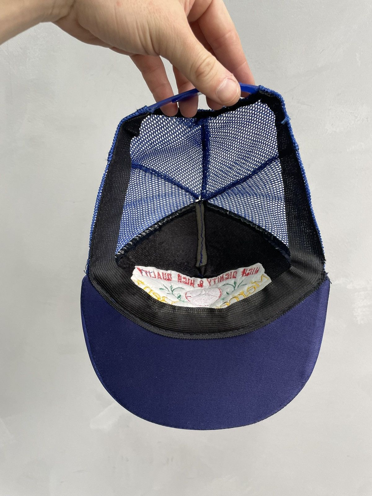 Mercedes-Benz VINTAGE RARE RETRO BLUE MERCEDES BENZ HYPE CAP HAT Y2K Size ONE SIZE - 7 Thumbnail