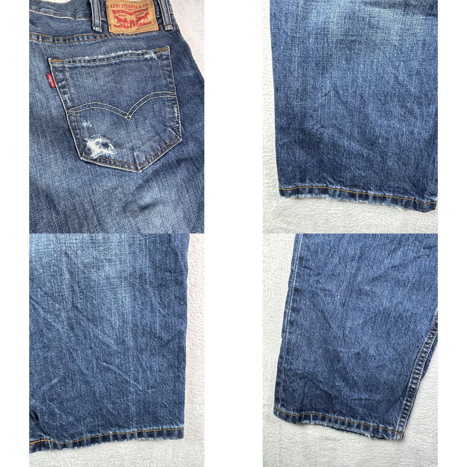 Levi's Levi's 511 Jeans Mens Regular Fit Straight 40x32 Denim Blue Medium Wash 5-Pocket Logo Vintage: No Size US 40 / EU 56 - 9 Thumbnail