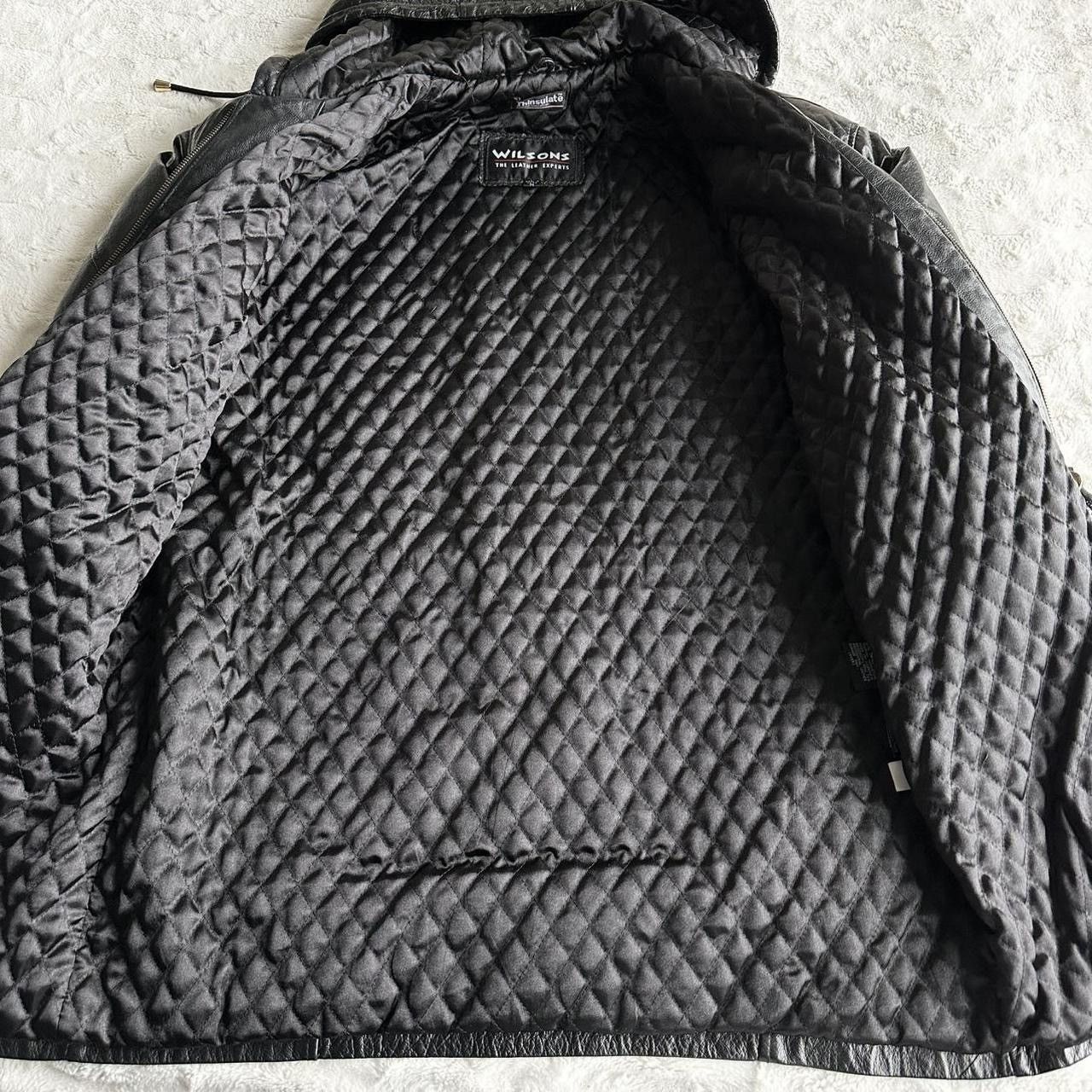Wilsons Leather Vintage Wilsons Leather Jacket Coat Womens M Black Full Zip Size M / US 6-8 / IT 42-44 - 7 Thumbnail