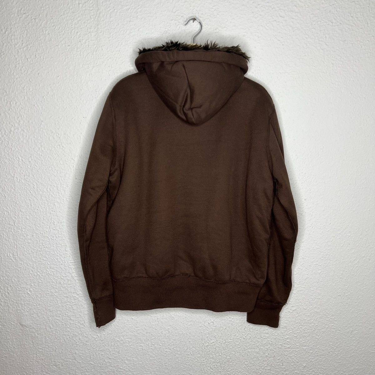 Abercrombie & Fitch If Six Was Nine Styled Fur Hoodie Sherpa Brown Big Logo Size US L / EU 52-54 / 3 - 8 Thumbnail