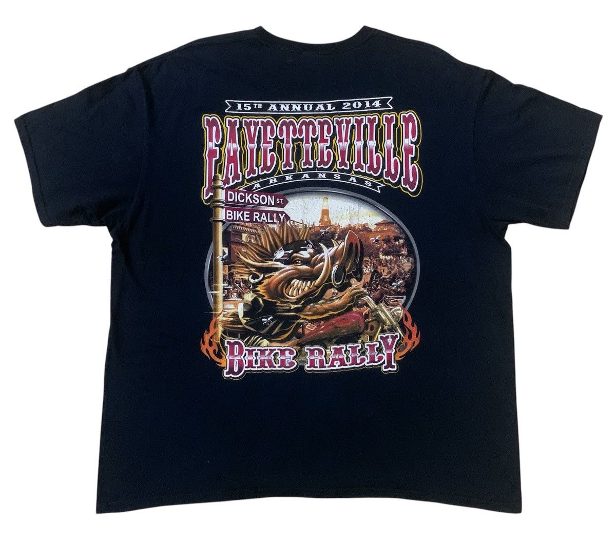 Other Fayetteville 15th Annual 2014 Hog Rider Bike Rally T Shirt Size US XXL / EU 58 / 5 - 1 Thumbnail