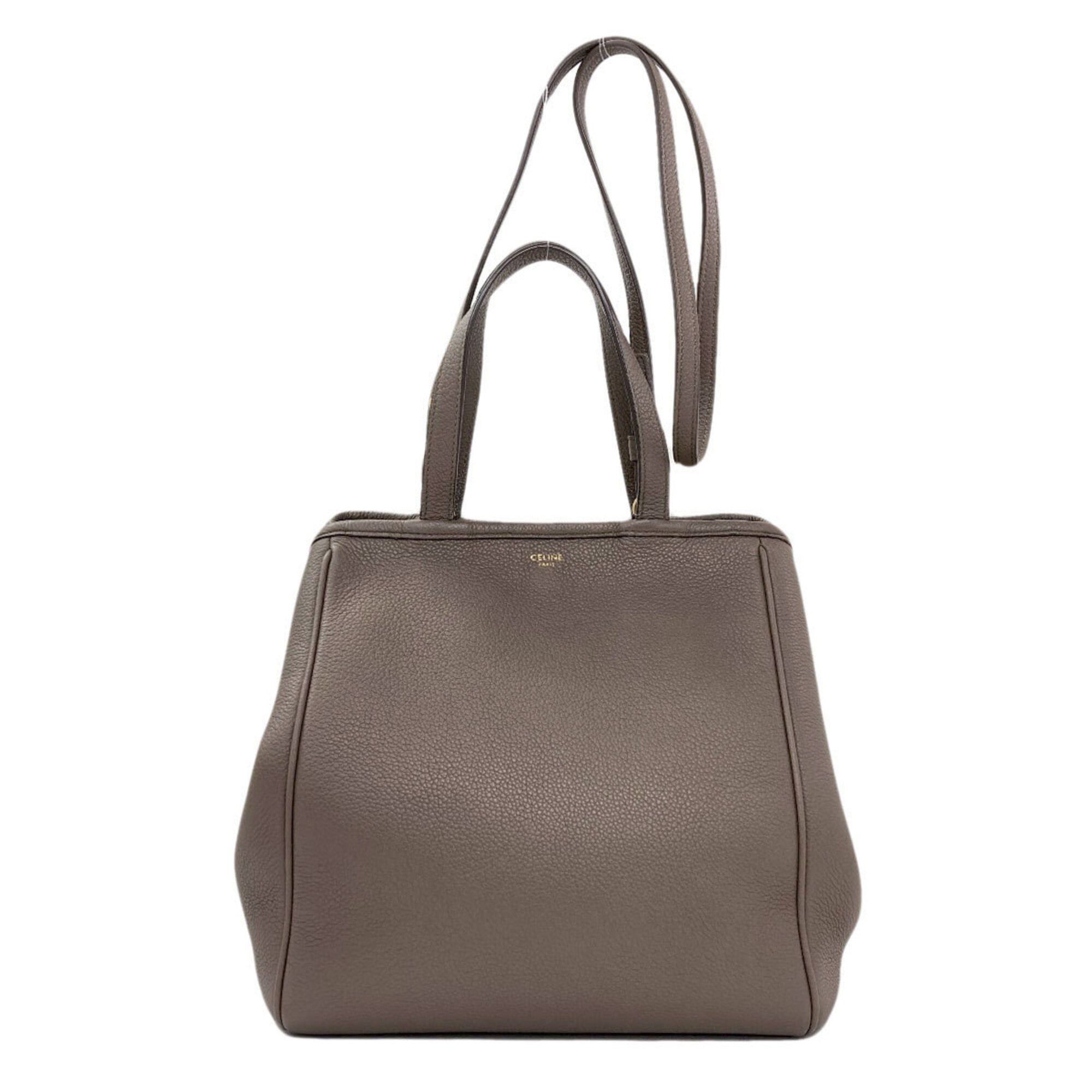 Celine Celine Small Fold Cabas 2-Way Tote Bag, Calfskin, Women's Size ONE SIZE - 1 Thumbnail