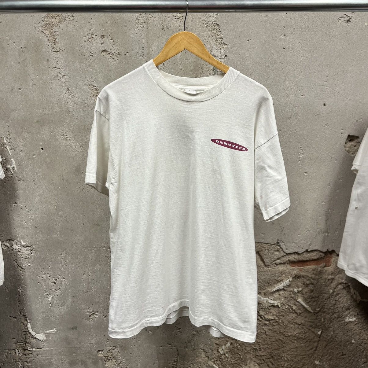 Fruit Of The Loom Vintage 90s Dekuyper Liquor Hot Damn! Spontaneous Party Tee Size US XL / EU 56 / 4 - 8 Thumbnail
