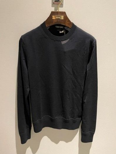 Tom Ford o1w1db10824 Roundneck Sweater in Navy Size US S / EU 44-46 / 1 - 1 Preview