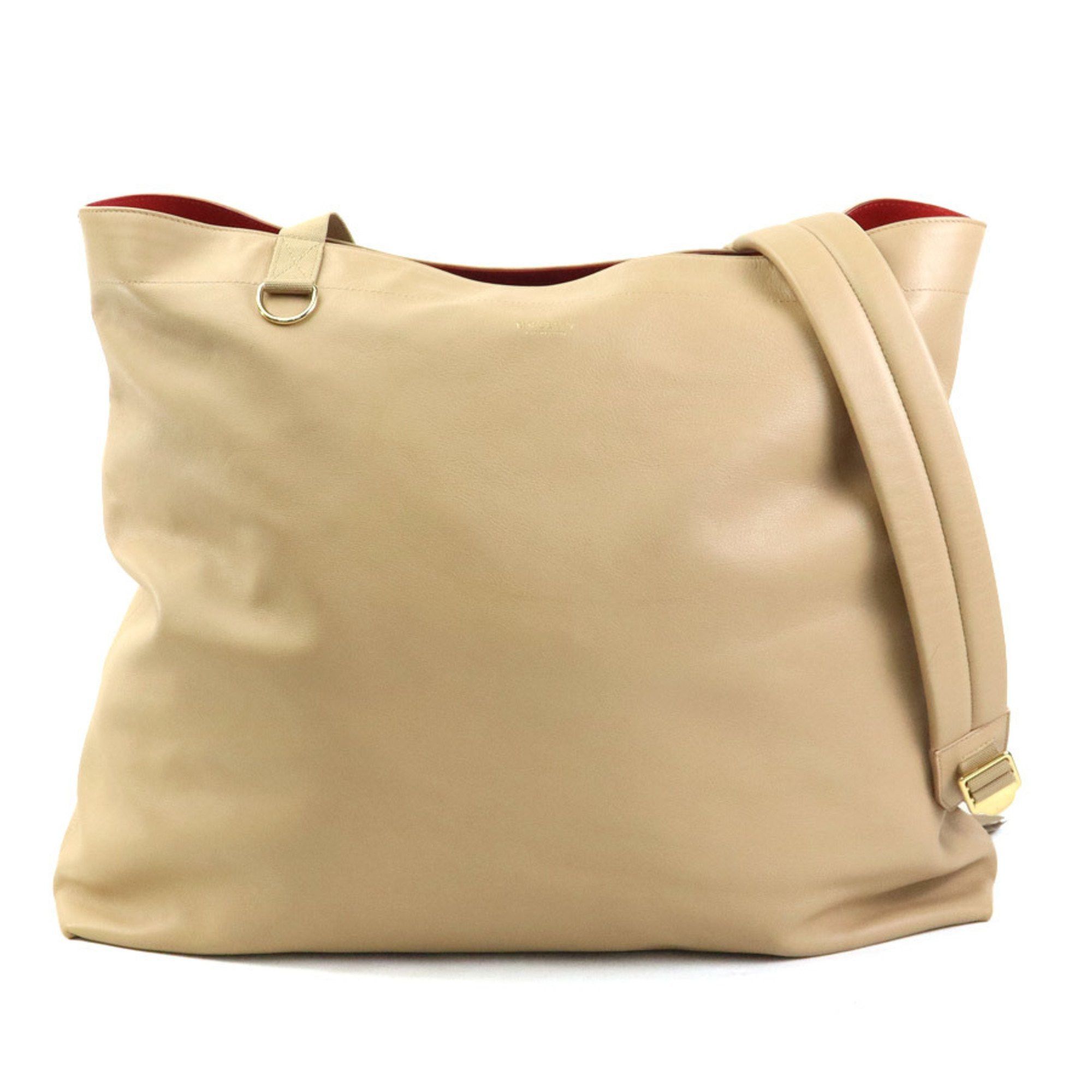 Burberry Burberry shoulder bag, leather, beige, for men and women, 56356g Size ONE SIZE - 1 Thumbnail