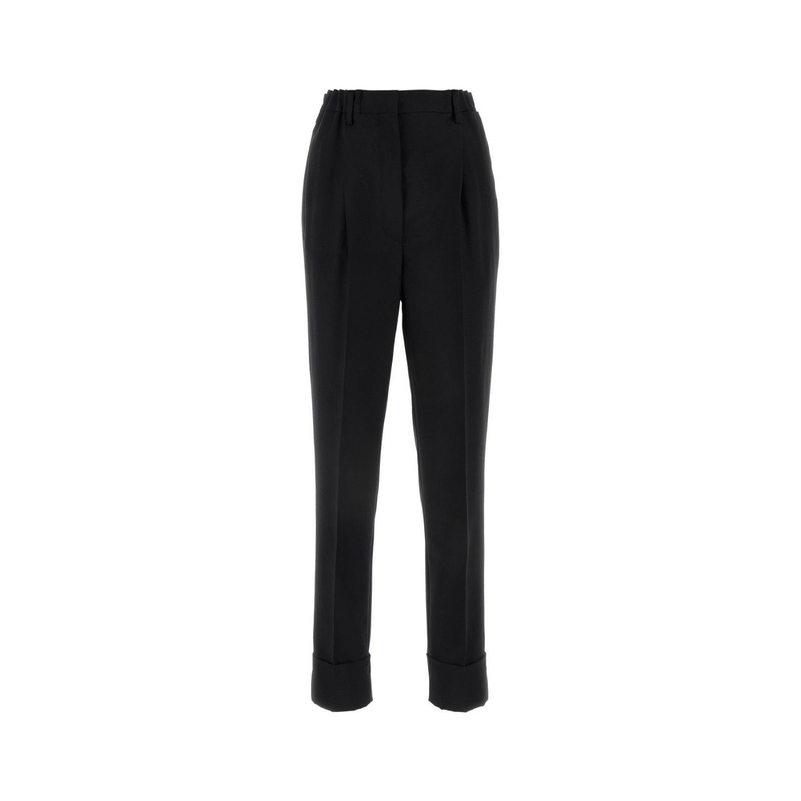 Prada PRADA Black Wool Blend Pants New & Authentic (Women's size:I Size 27" / US 4 / IT 40 - 1 Thumbnail