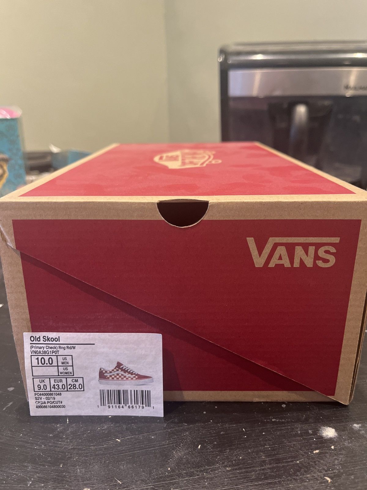 Vans Vans Old Skool Checkerboard Red Size US 10 / EU 43 - 7 Thumbnail