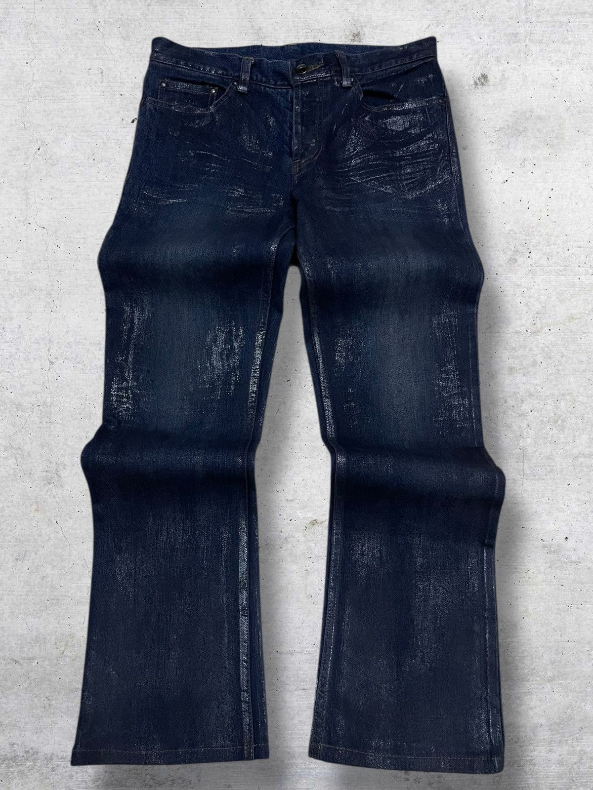 Shellac VINTAGE SHELLAC OG JAPAN DESIGNER WAX ARCHIVE STYLE DENIM Size US 29 - 1 Thumbnail