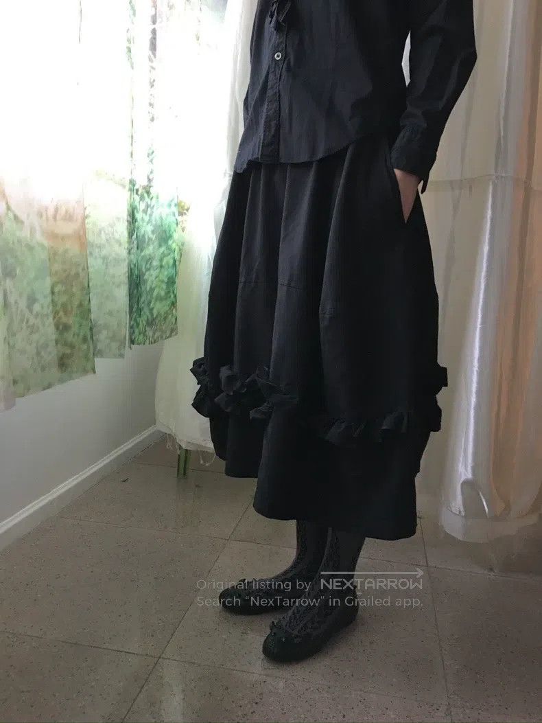 Comme des Garcons Comme des Garcons size S Lace Hem Skirt Size 23" - 2 Thumbnail