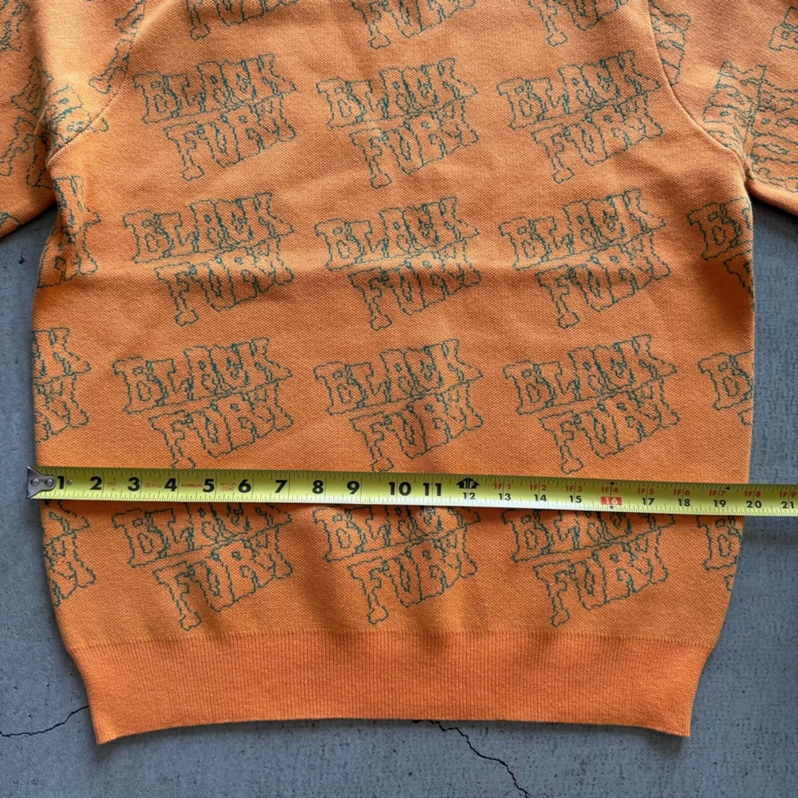 Golf Wang Golf Wang / Black Fury Jacquard Sweater / Orange Size US S / EU 44-46 / 1 - 7 Thumbnail