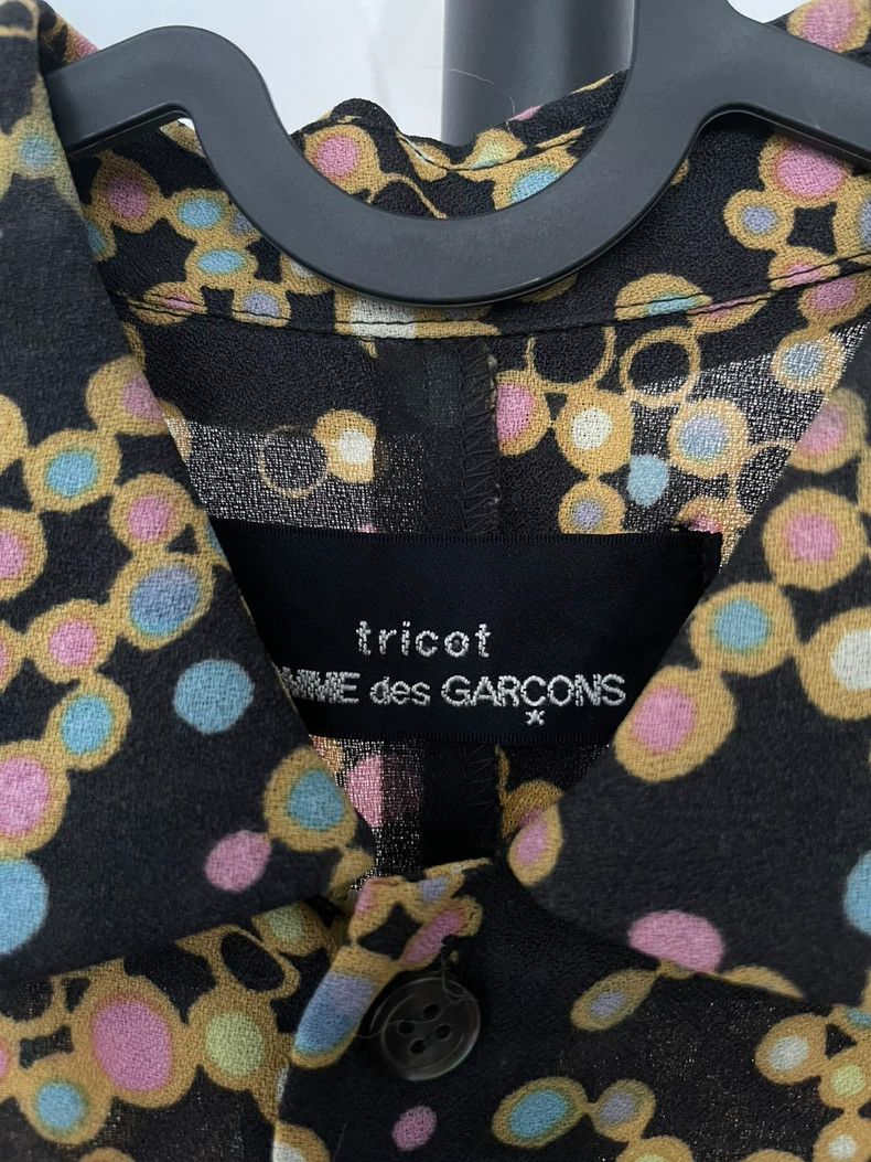 Comme des Garcons Comme des Garçons Black polka-dot long-sleeve shirt Size M / US 6-8 / IT 42-44 - 4 Thumbnail