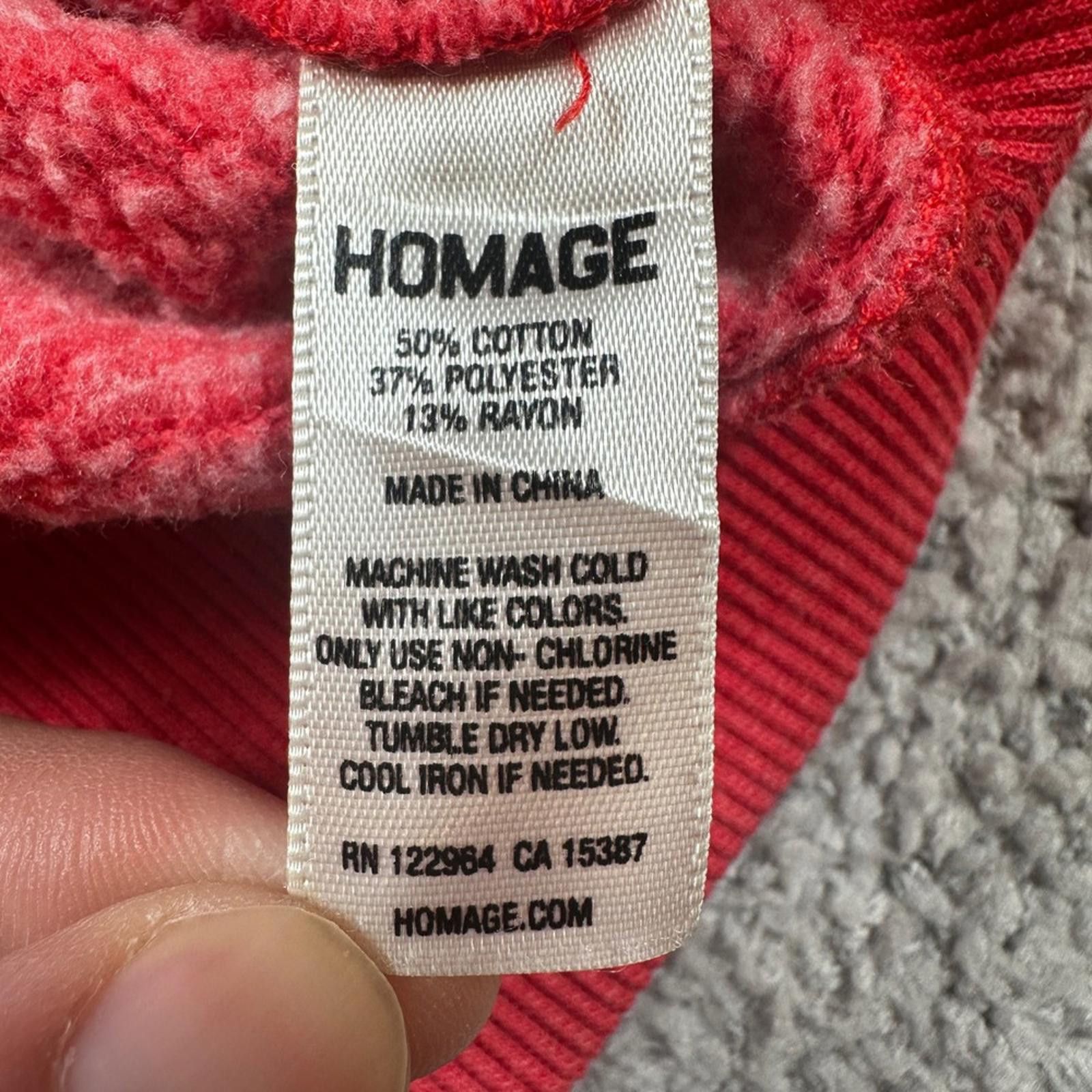 Homage Homage Kansas City Chiefs Hoodie Sweatshirt Mens S Red NFL Size US S / EU 44-46 / 1 - 5 Thumbnail